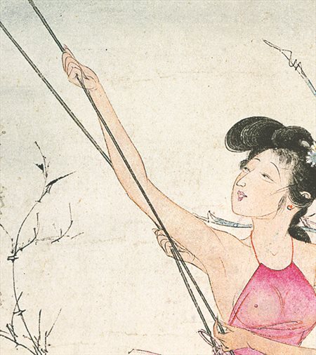 王因东-胡也佛的仕女画和最知名的金瓶梅秘戏图